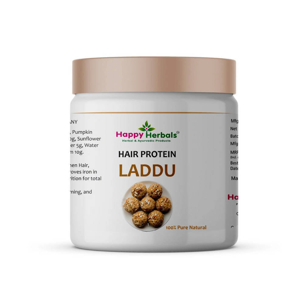 Happy Herbals Hair Protine Laddu - Distacart