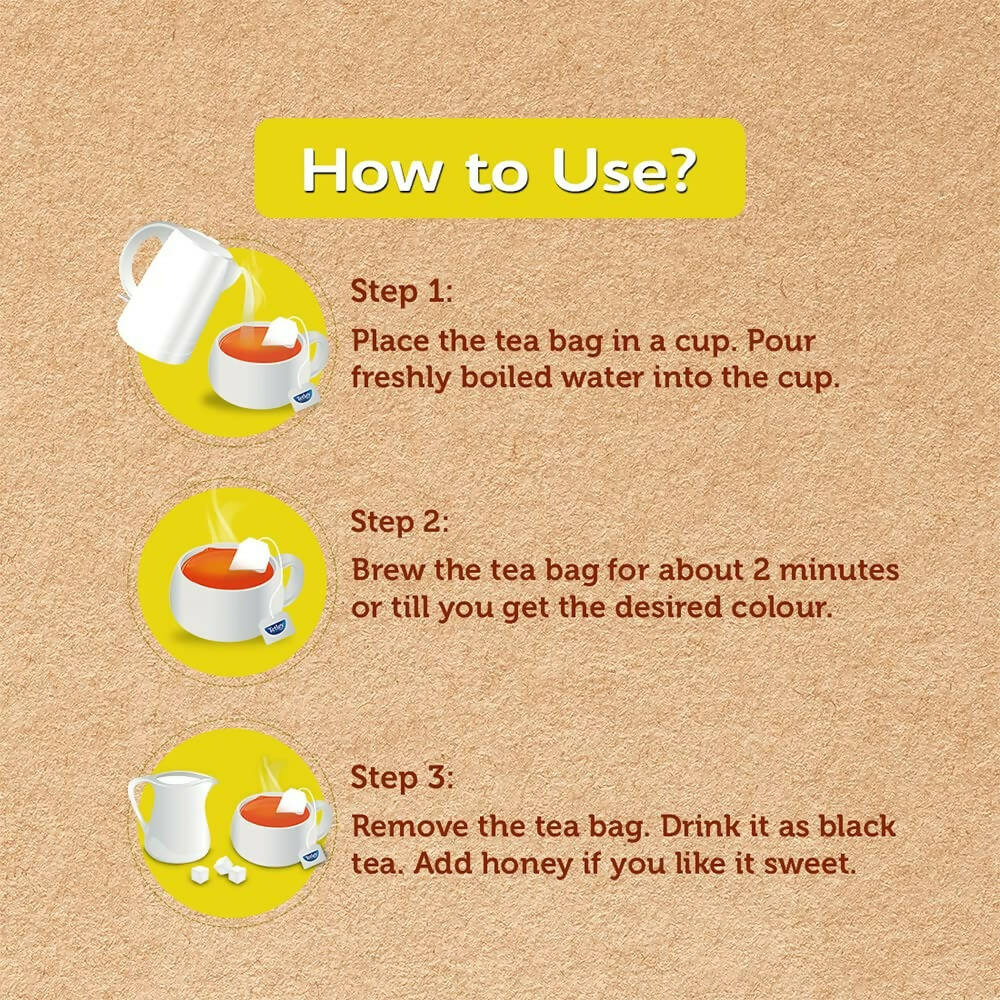 Tetley Lemon Flavoured Tea Bags - Distacart
