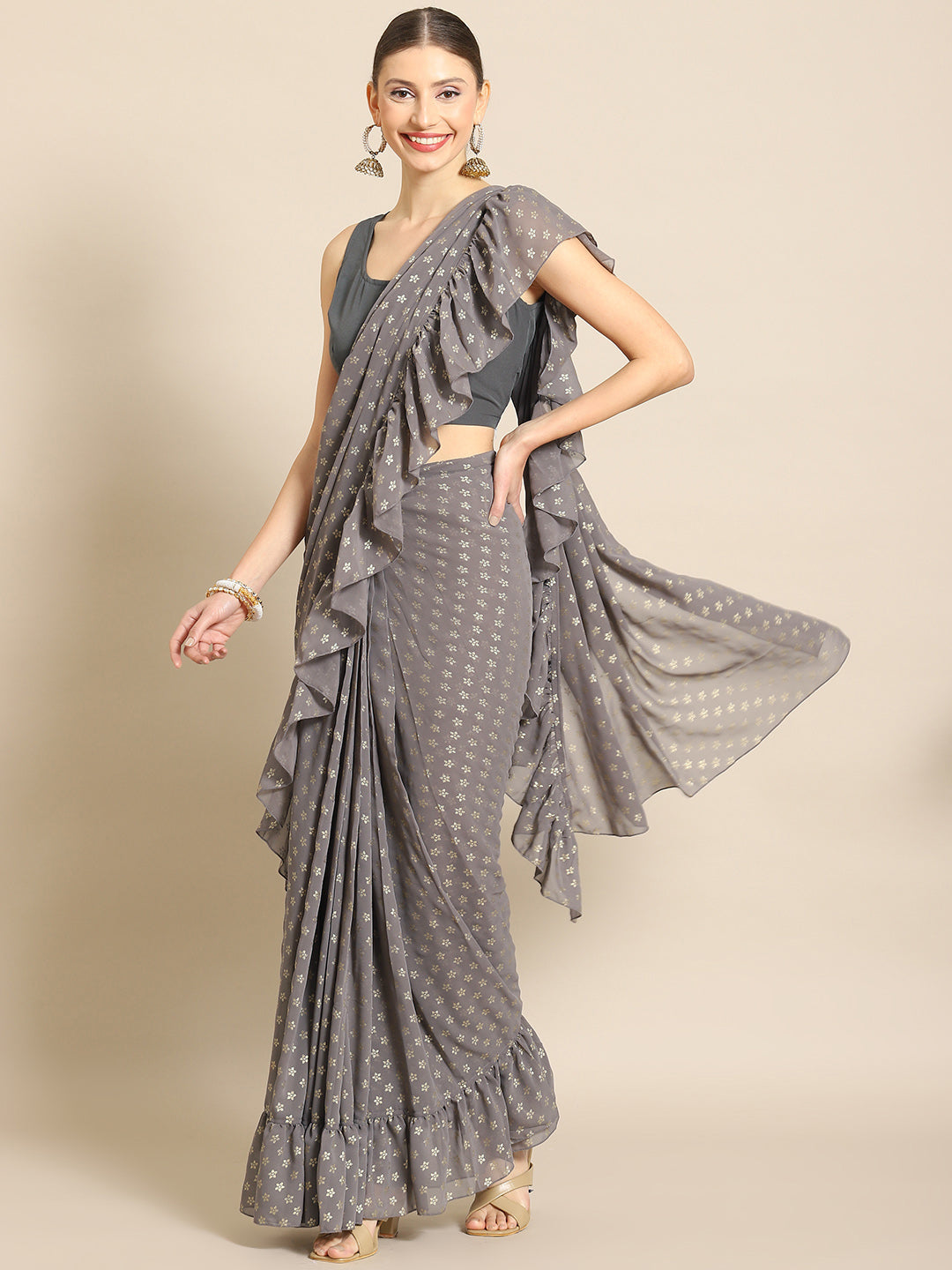 Ruffle Sarees Online Archives | Readiprint Fashions Blog