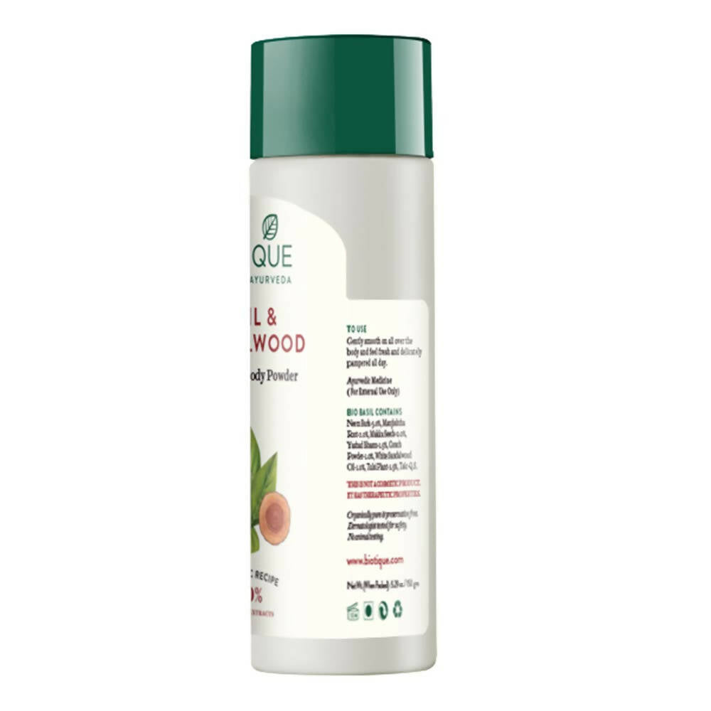 Buy Biotique Basil Sandalwood Refreshing Body Powder Online at