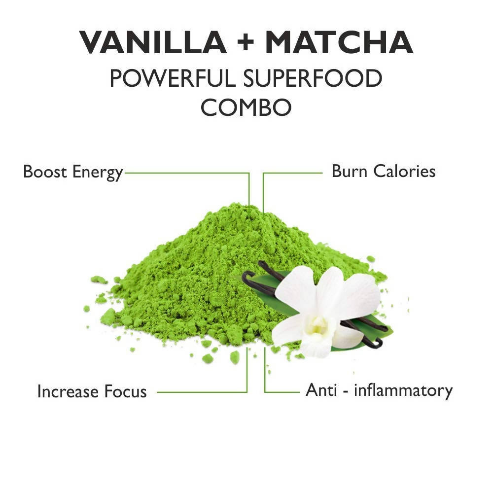 vanilla matcha green tea powder