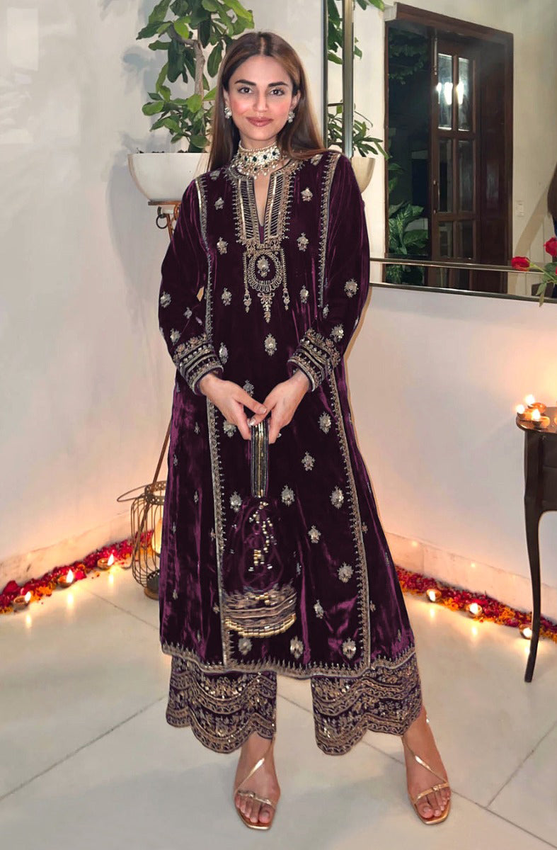 Cinderella Dil Kash Viscose Velvet Dress Material 6 pcs Catalogue
