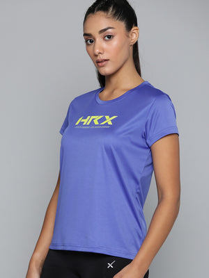 Buy HRX by Hrithik Roshan Women Grey Melange Sports T-shirt Online at Best  Price | Distacart