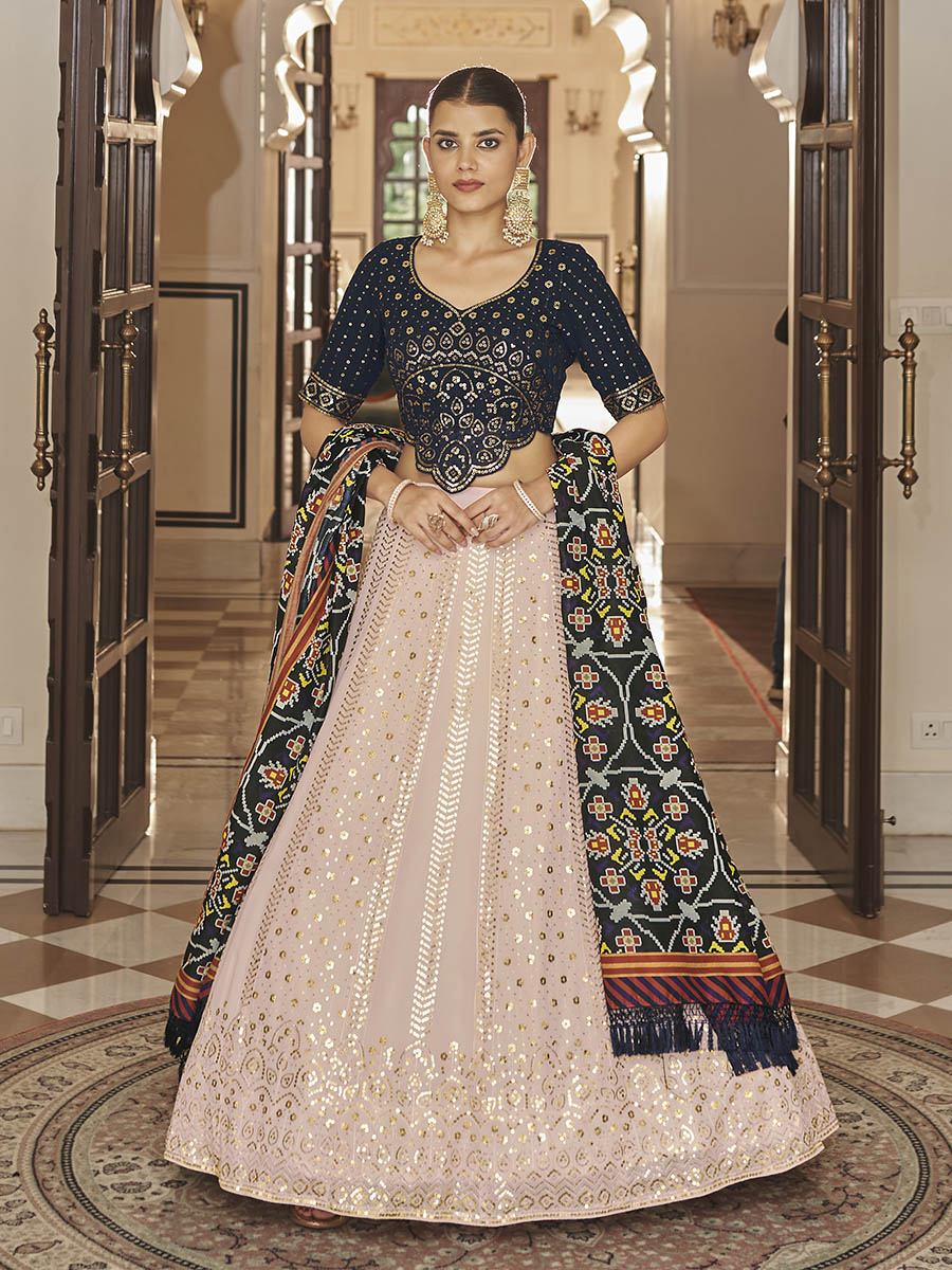 Pink Heavy Georgette Lehenga Choli With Embroidery Sequence and Soft Net  Dupatta for Women, Wedding Lehenga, Designer Lehenga, Indian Suit - Etsy
