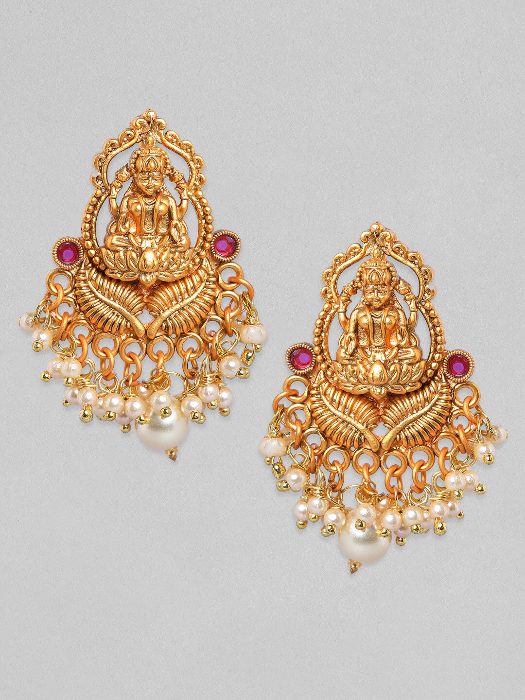 Buy Pearl Chandbali Earrings In 18Kt Gold Plated by ISHARYA at Ogaan Online  Shopping Site