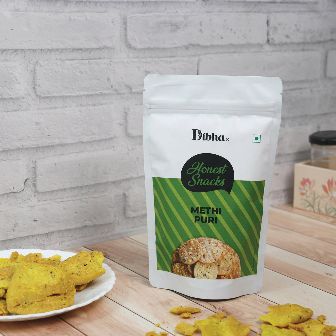 Dibha - Honest Snacking Methi Puri Snack - Distacart