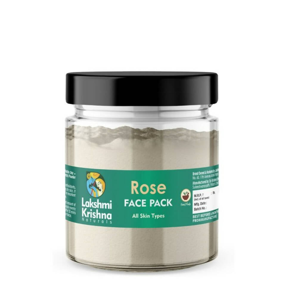 Lakshmi Krishna Naturals Rose Face Pack - Distacart