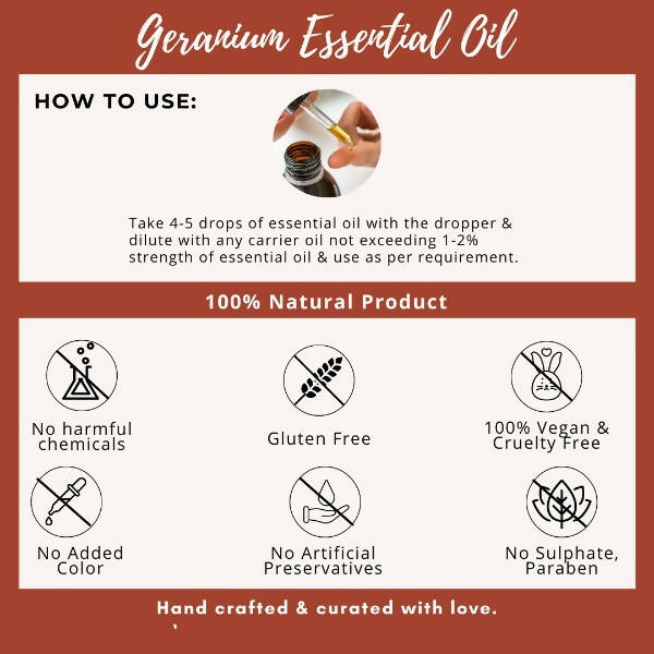 Geranium Essential Oil - 15 mL