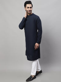 Thumbnail for Even Apparels Blue Sherwani Kurta With Asymetrical Cut - Distacart