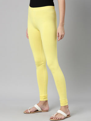 Buy Souchii Women Grey Solid Slim-Fit Churidar-Length Leggings Online at  Best Price