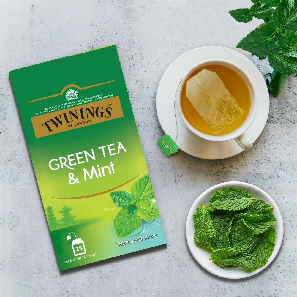 Twinings Green Tea with Jasmine Balanced Flavor Tea Bags - 20/Box(6/CASE)