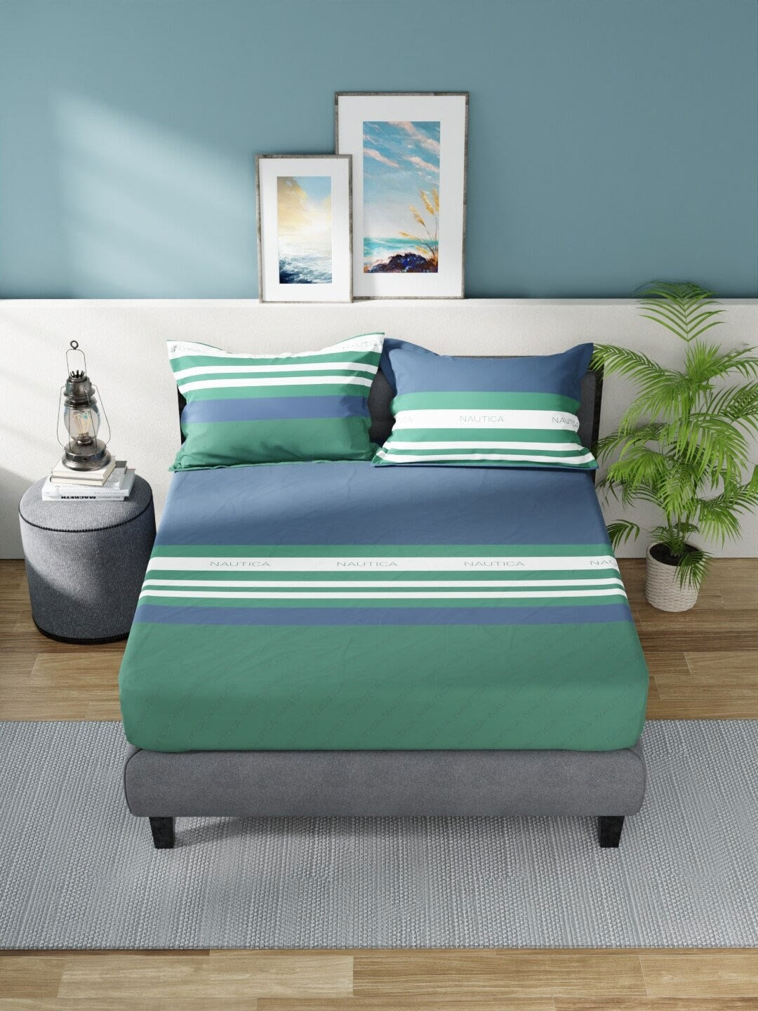 Nautica Bradford Comforter And Pillow Sham Set, Bedding Sets, Household