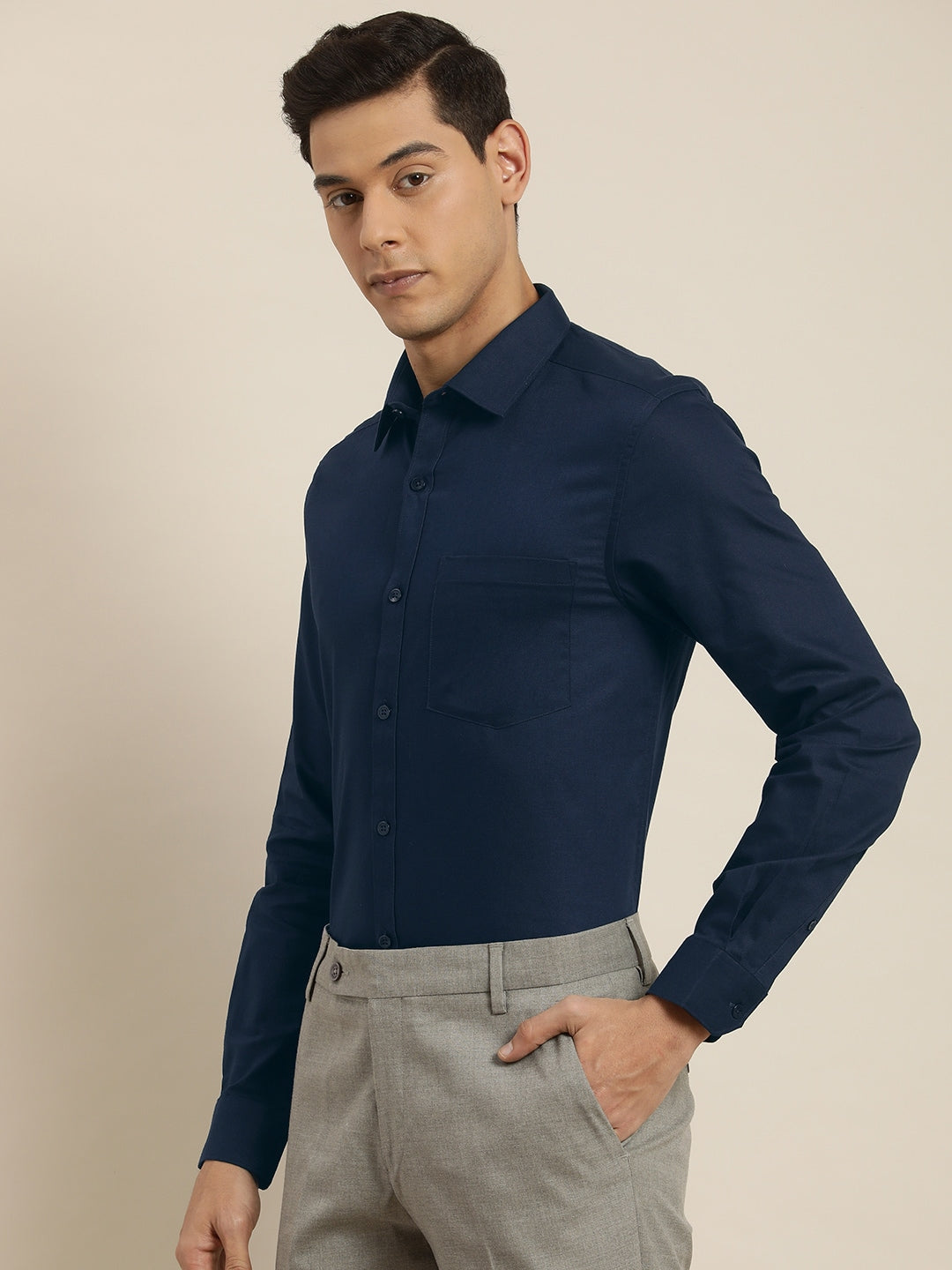fashionly Slim Fit Men Grey, Blue Trousers - Buy fashionly Slim Fit Men  Grey, Blue Trousers Online at Best Prices in India | Flipkart.com
