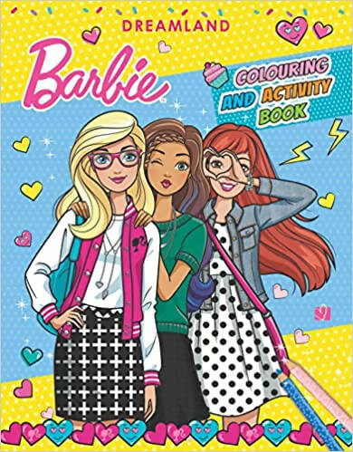 Dreamland Barbie Colouring and Activity Book - Distacart