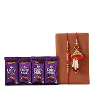 Thumbnail for Capsule & Lumba Rakhi With Dairy Milk