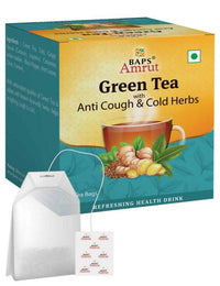 Thumbnail for Baps Amrut Green Tea With Anti Cough & Cold Herbs