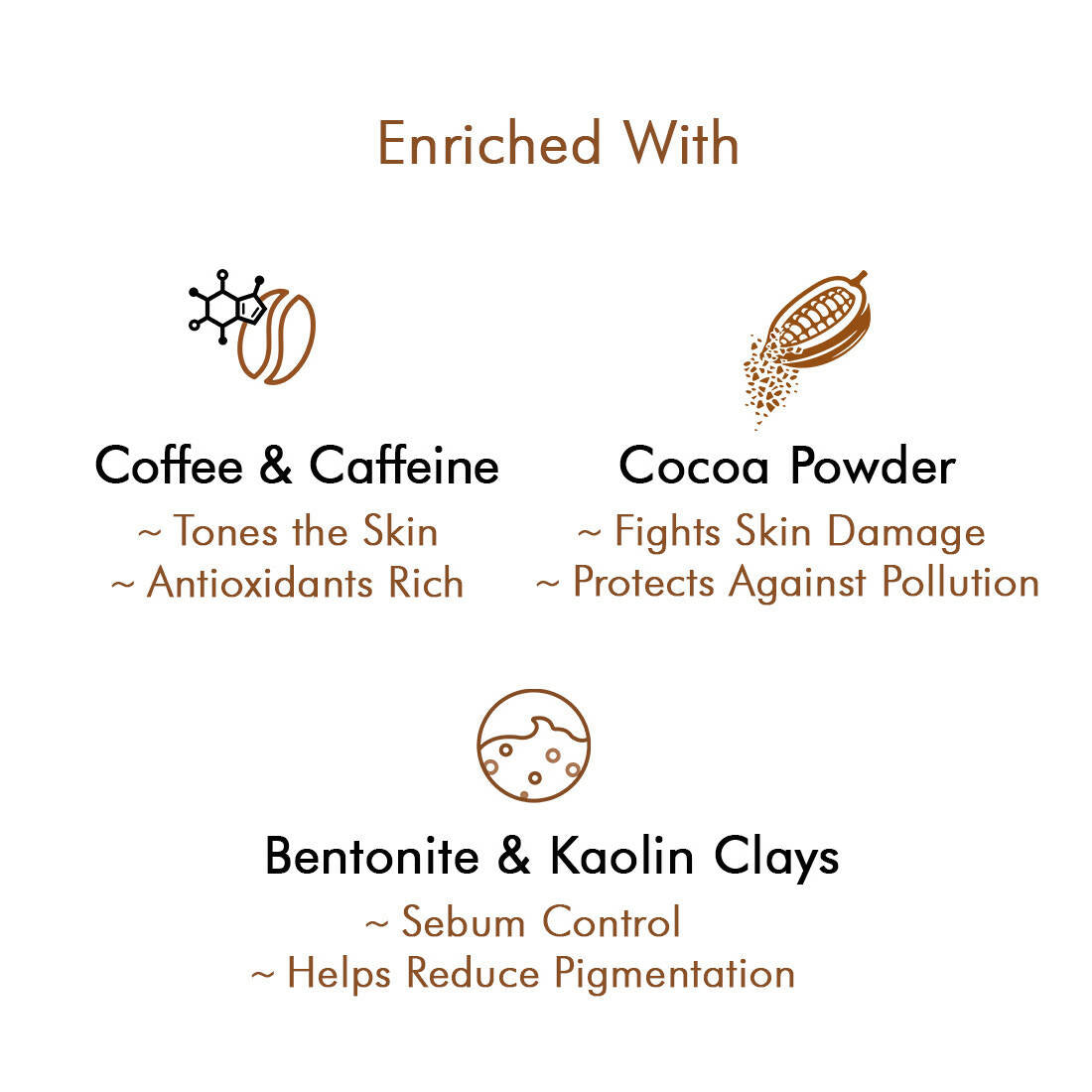 mCaffeine Naked & Raw Mocha Coffee Face Mask For Skin Repair - Distacart