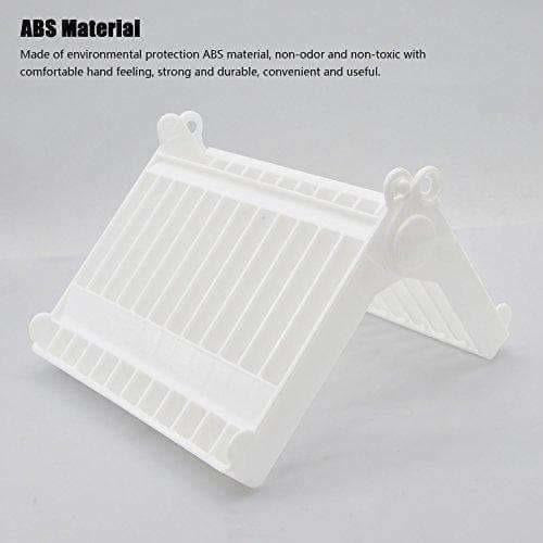 1pc ABS Dish Rack, Simple Black Stretchable Dish Drying Rack With