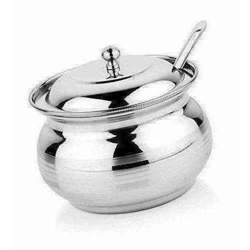 Stainless Steel Ghee Pot Small for Pooja