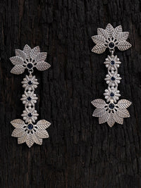 Thumbnail for Shoshaa Silver-Toned Contemporary Drop Earrings - Distacart