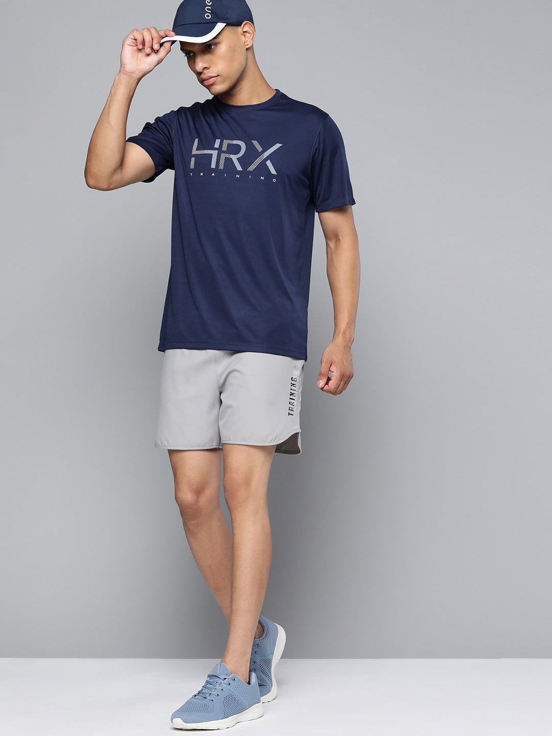 Buy HRX By Hrithik Roshan Women Grey & White Printed Running