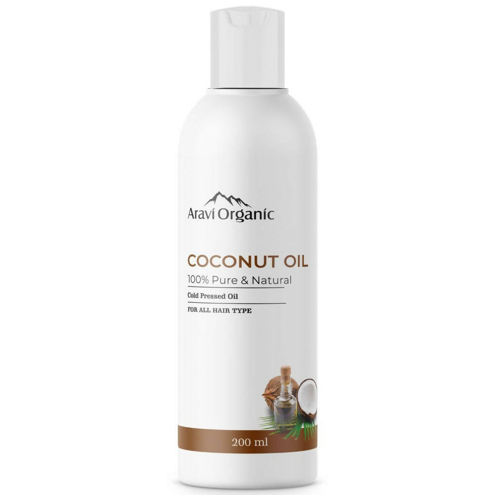 Aravi Organic 100% Pure Extra Virgin Cold Pressed Coconut Oil - Distacart