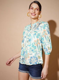 Thumbnail for Myshka Women Multi Floral Tops - Distacart