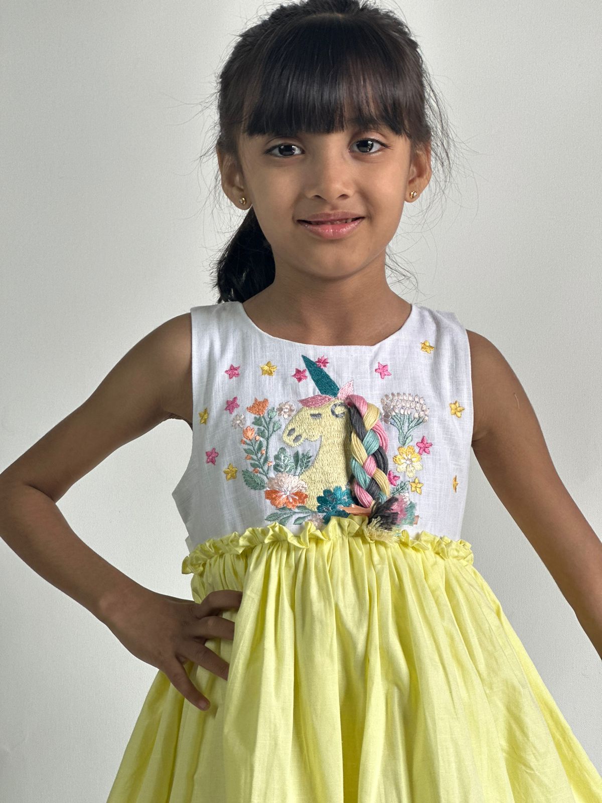 Mini Rodini Unicorn Dress | Children's Clothing Online Store | Angelibebe