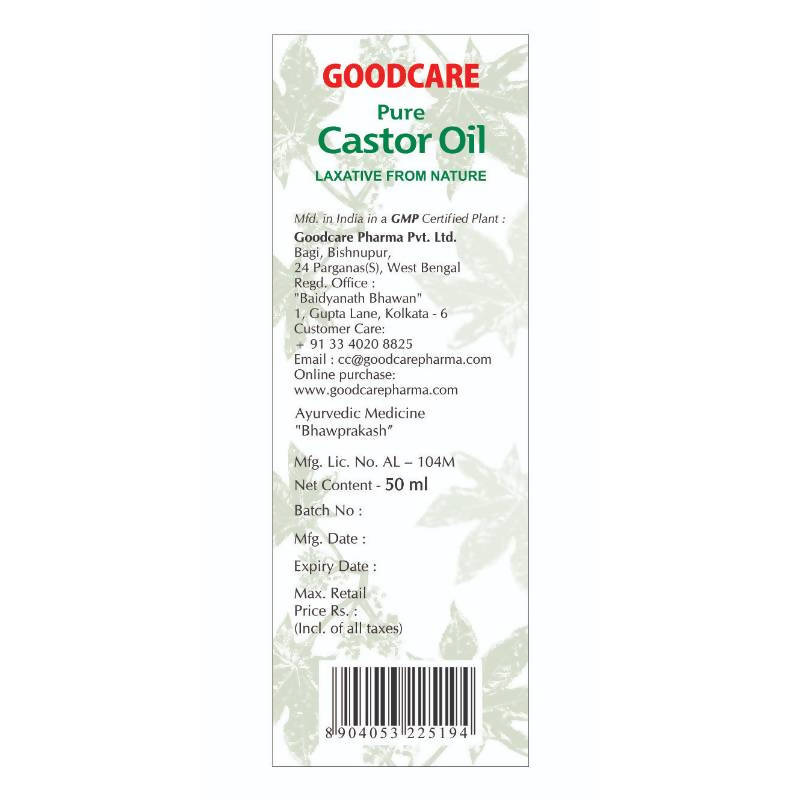 Baidyanath Goodcare Pure Castor Oil Dosage