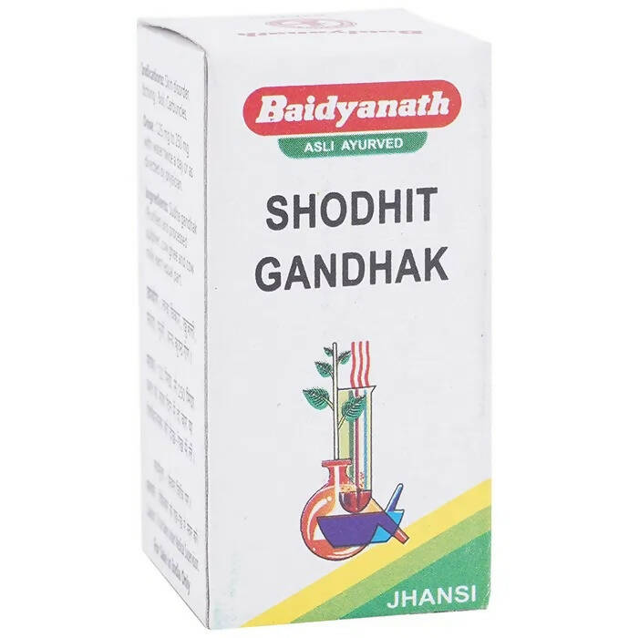 Baidyanath Jhansi Shodhit Gandhak Powder - Distacart