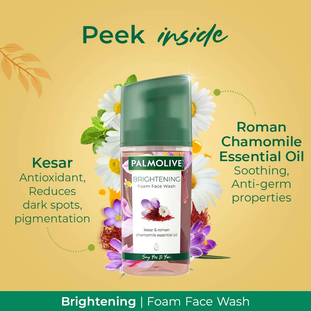 Palmolive Brightening Foam Face Wash - Distacart