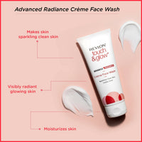 Thumbnail for Revlon Touch & Glow Advanced Radiance Creme Face Wash - Distacart