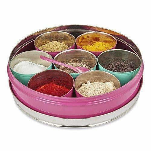 Buy Stainless Steel Made Masala Box Spice Box Masala Dabba