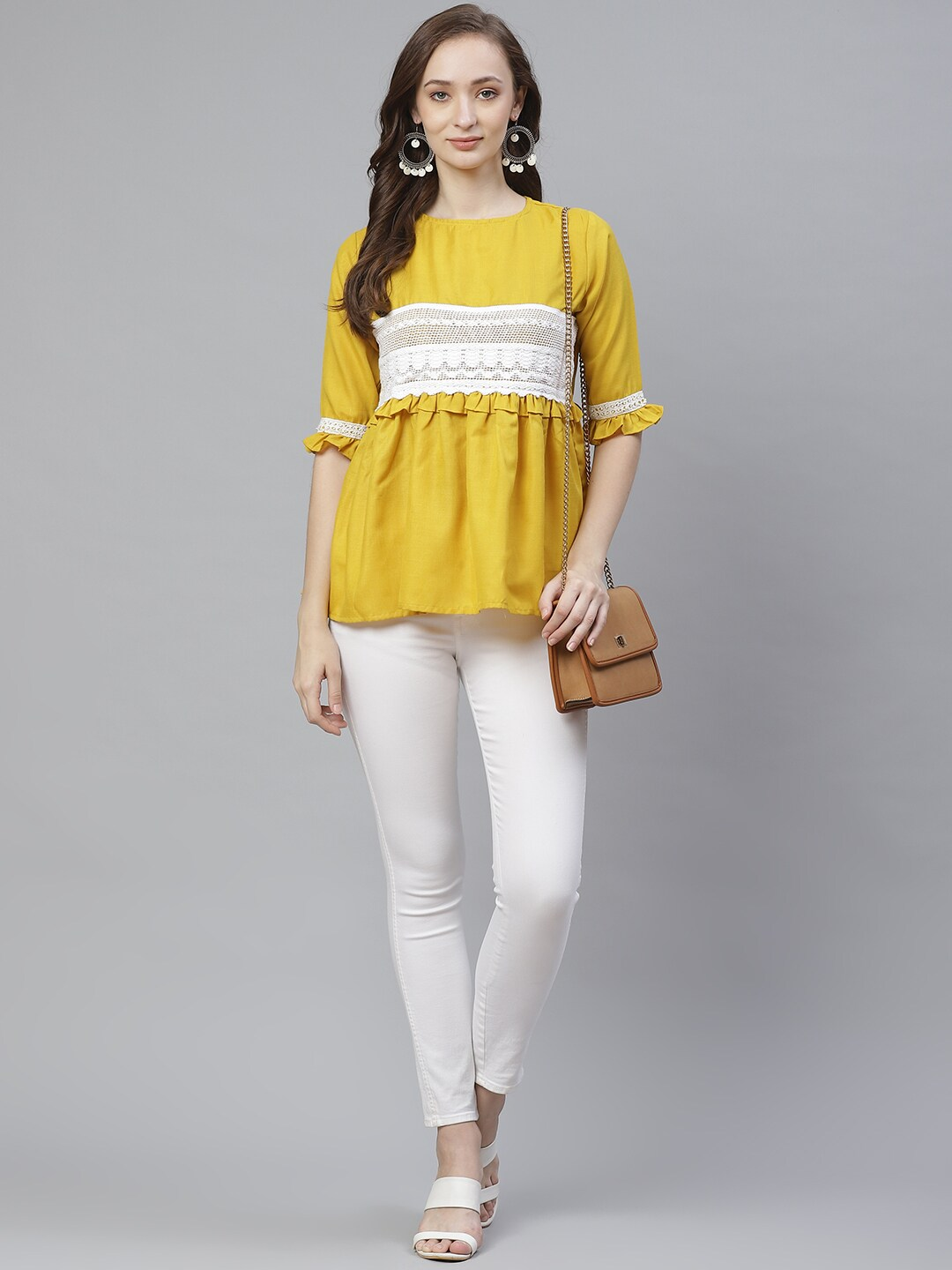 Mustard color top clearance online