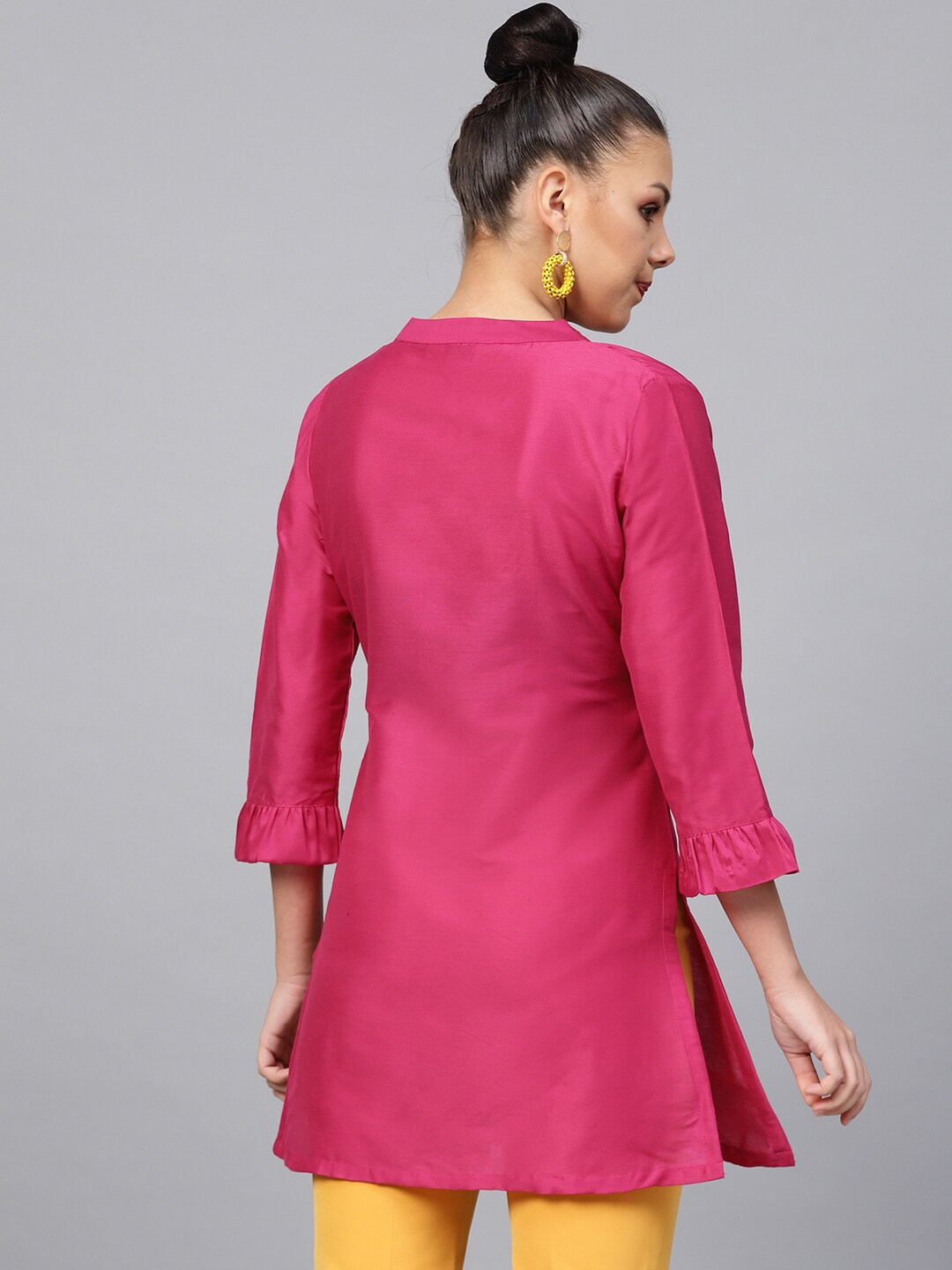 A line kurti hot sale with jeans