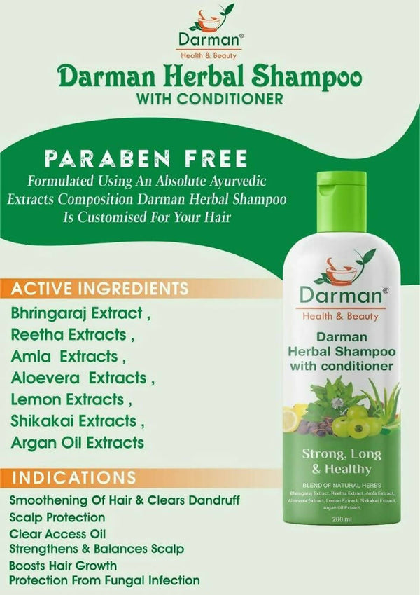 Darman HERBAL SHAMPOO WITH CONDITIONER - Price in India, Buy Darman HERBAL  SHAMPOO WITH CONDITIONER Online In India, Reviews, Ratings & Features