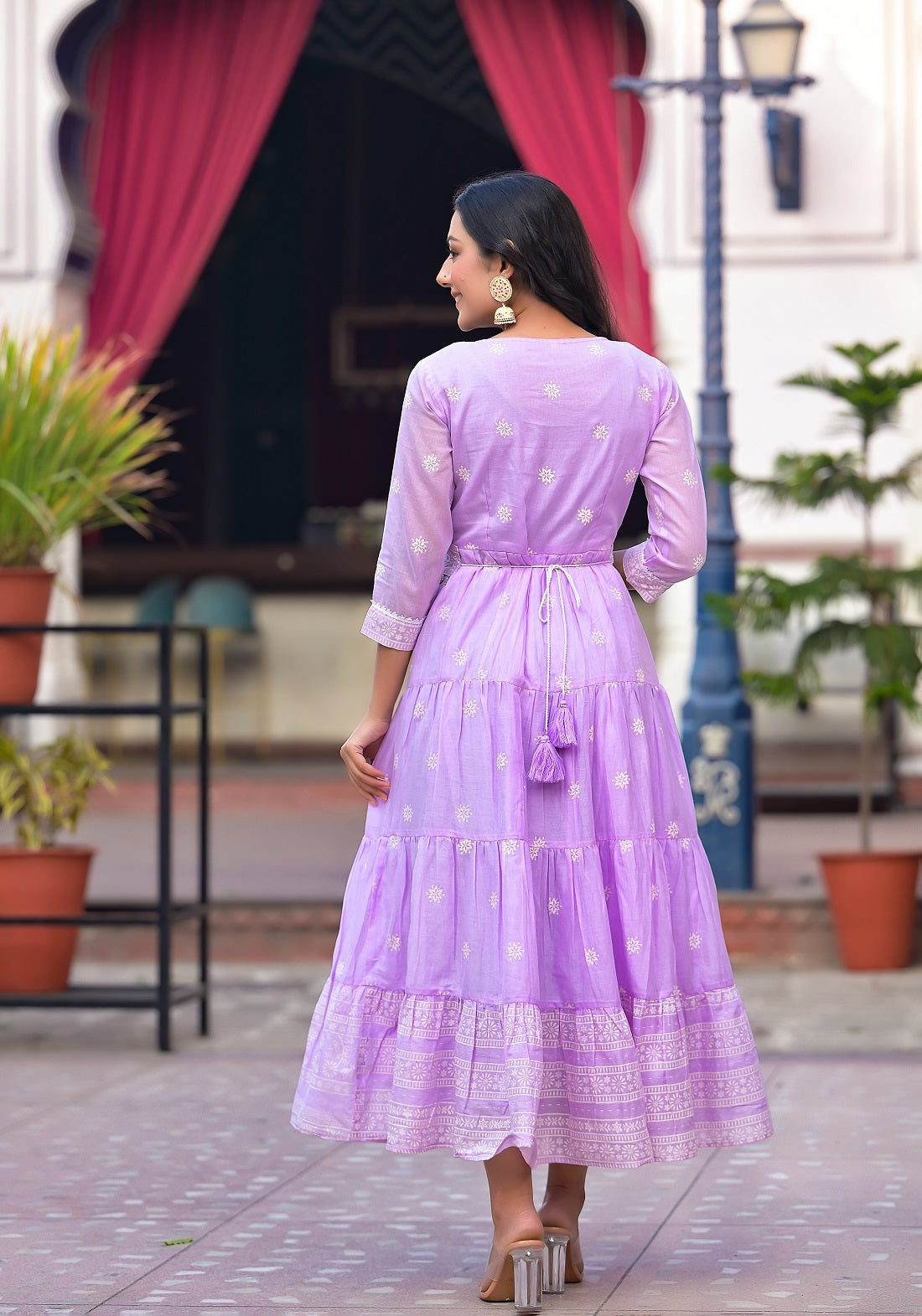 Latest Light Purple Ruffle Party Wear Lehenga Choli | Indian Online Ethnic  Wear Website For Women