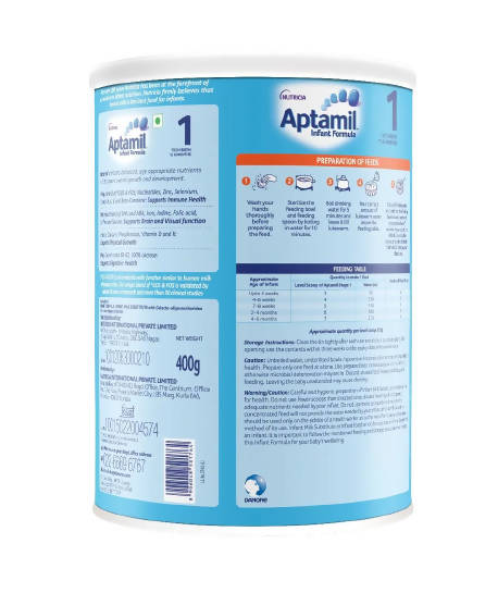 Buy Nutricia's Aptamil 2 Infant Formula Powder With Prebiotics 400g Online