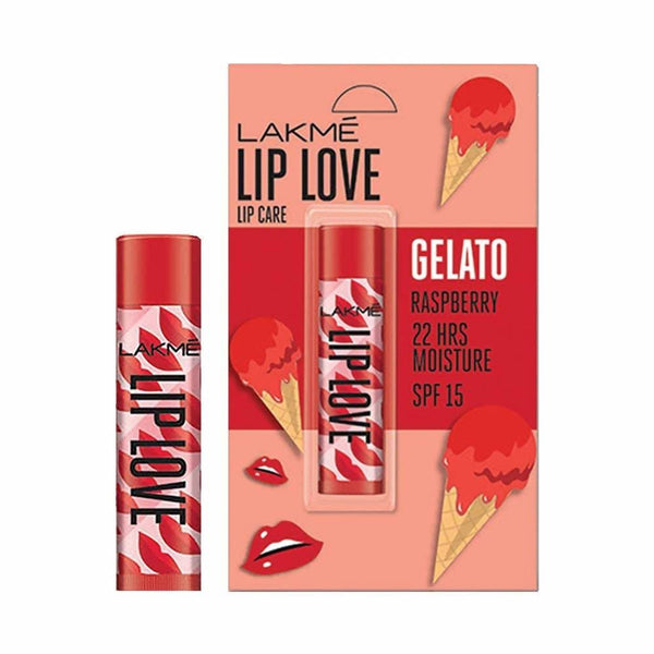 Lakme Lip Love Gelato Chapstick - Raspberry - Distacart