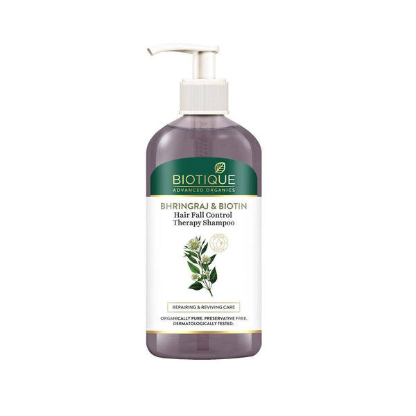 Biotique Bhringraj & Biotin Hair Fall Control Therapy Shampoo - Distacart