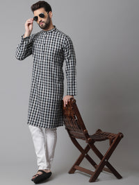 Thumbnail for Even Apparels Multi Pure Cotton Kurta With Band Collar - Distacart