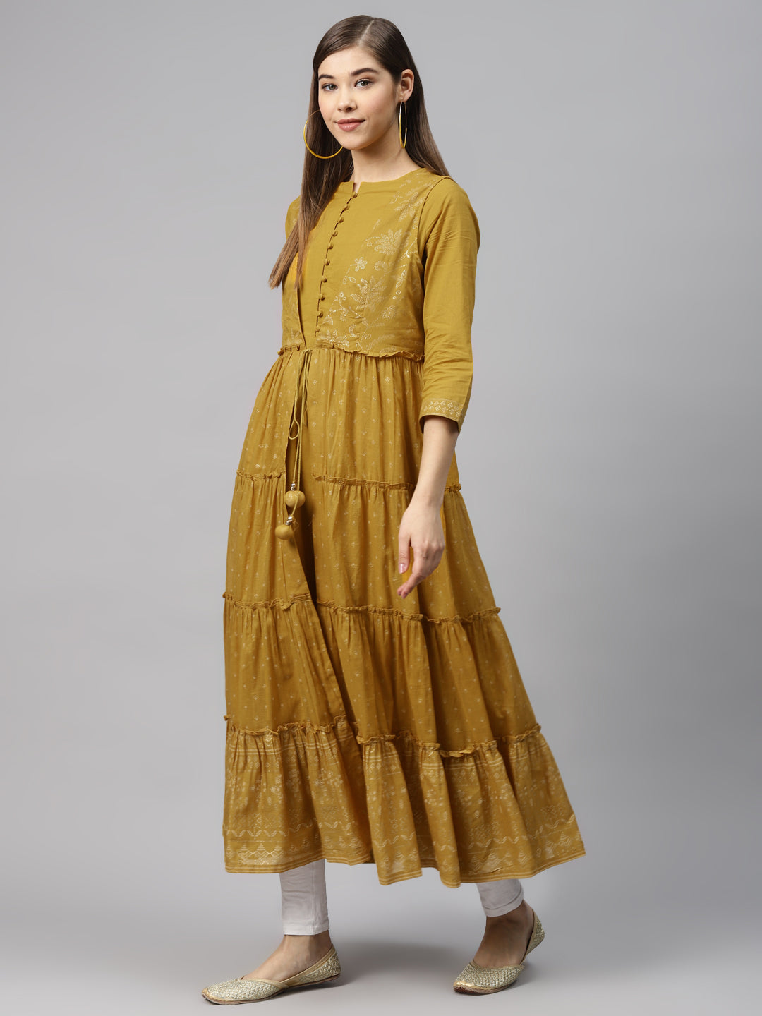 Layered shop anarkali kurta