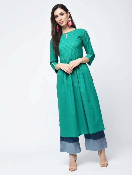 Cotton on sale flared kurta