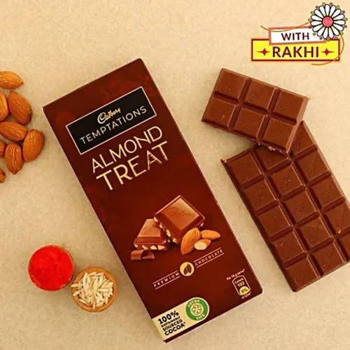 Bal Kanha Rakhi & Almond Treat Chocolate - Distacart