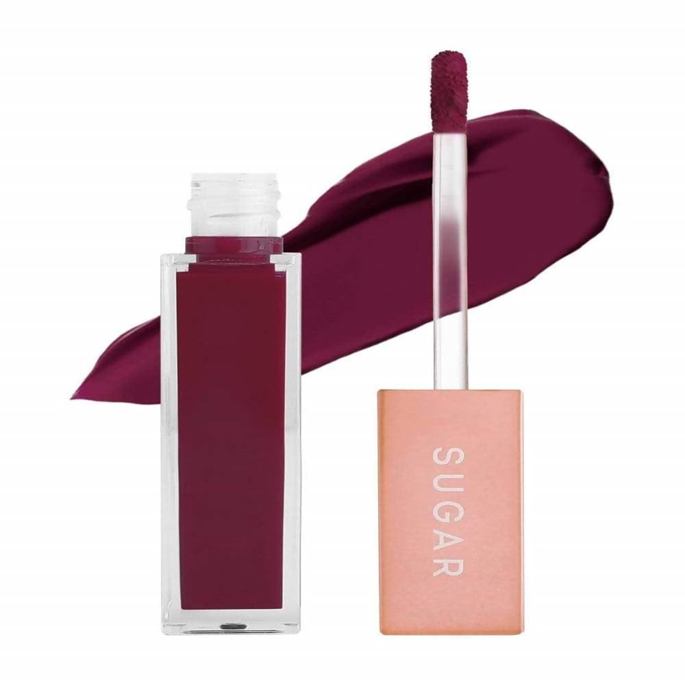 Sugar Mettle Liquid Lipstick - Polaris (Medium Dark Muted Berry Red) - Distacart