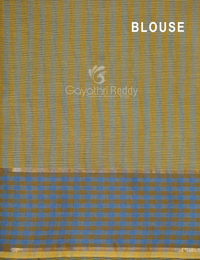 Thumbnail for Dual Shades of Yellow Pure Mangalgiri Cotton By Gayathri Reddy Designer Studio - Distacart