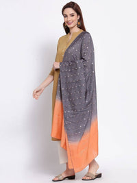 Thumbnail for Myshka Women's Latest Multi Colour Cotton Silk Printed Casual Dupatta