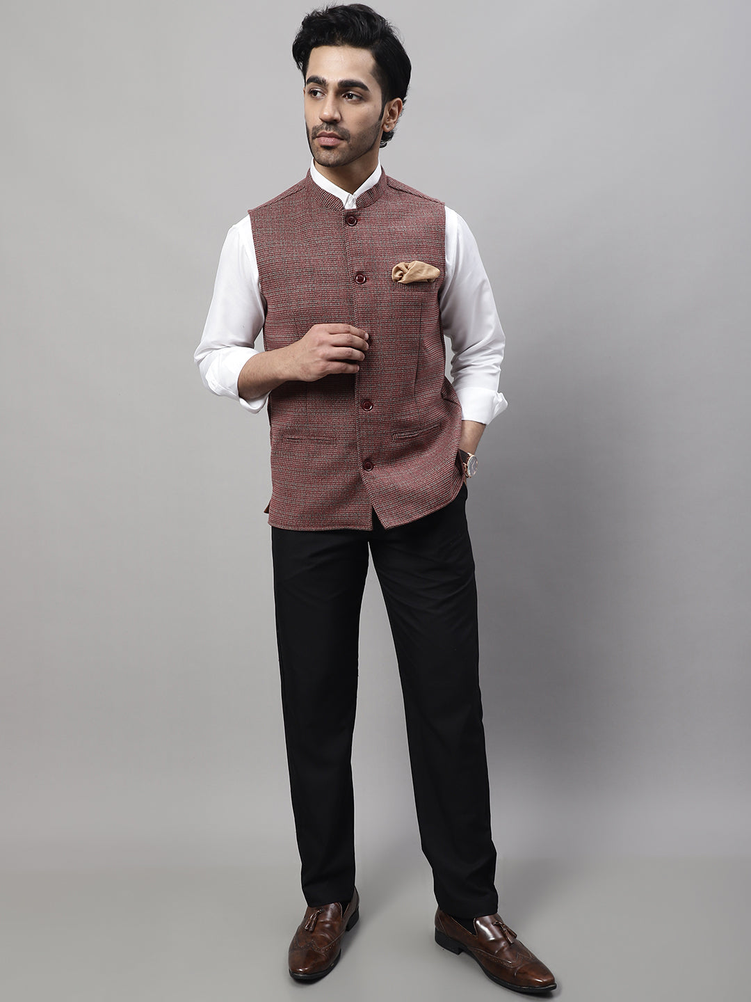 Sleeveless Nehru Jackets Mens Plain Nehru Jacket at Rs 650/piece in Delhi