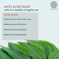 Thumbnail for Buddha Natural Anti Acne Soap - Fights Acne Pimple, Breakouts, Blemish, Blackheads - Distacart