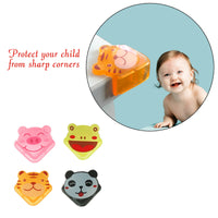 Thumbnail for Safe-O-Kid Corner Guards Cushions Panda Shaped, Black For Kids Protection - Distacart